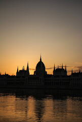 Naklejka premium hungarian parliament building