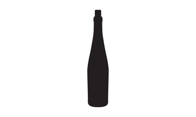 wine bottle logo