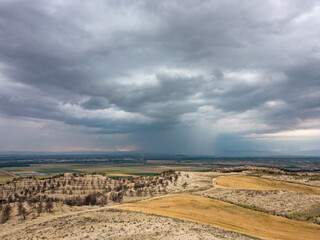 Storm over the Ribera Navarra plain