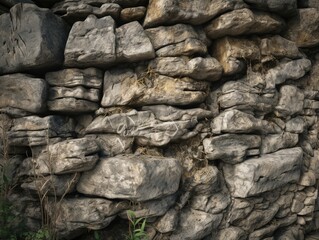 Redstone Stein Wand Textur: Naturrealistischer Stil, gerendert in Unreal Engine, Steinwand