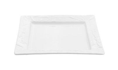 beautiful white dish on transparent png