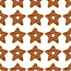 Pattern homemade cookie different taste in pastry biscuit