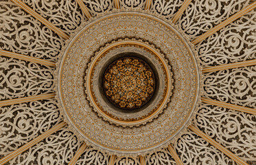 The full-frame photo captures the fascinatingly patterned dome in all its glory. The intricate...