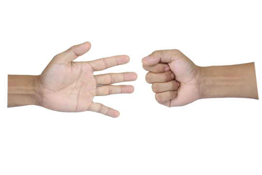 hand finger forming scissors, Rock paper scissors is an intransitive hand game isolated transparent background png