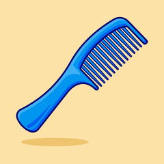 Hair comb Vector, Flat Icon, Flat Design