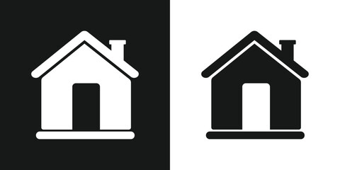 home house icon sign vector design