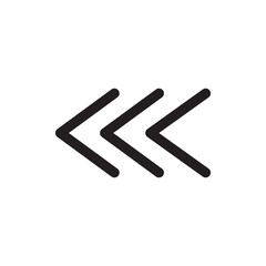 Obraz premium arrow flat icon vector illustration