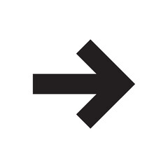 arrow flat icon vector illustration