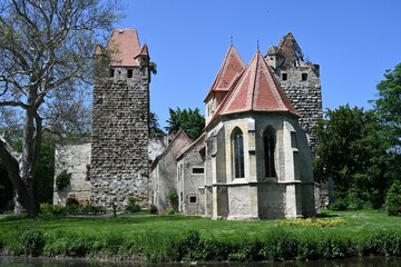 Schlossruine Pottendorf, Österreich, 25.05.2023