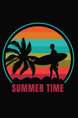 Summer T-shirt Design.