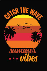 Summer T-shirt Design.