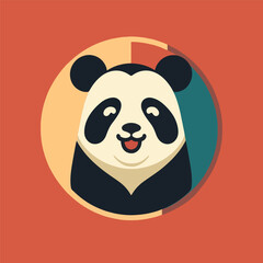 Free vector cute panda 