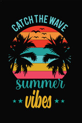 Summer T-shirt Design.
