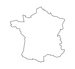 France french map illustraion country nation europe 