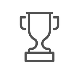 Awards related icon outline and linear vector.
