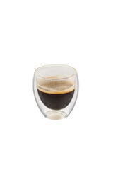 Transparent background of black coffee