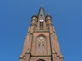 Fototapeta premium Die Kirche St. Ludgerus in Weseke im Münsterland