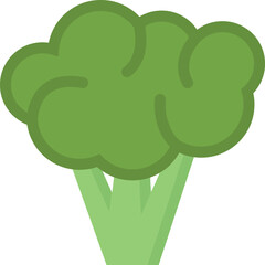 design vector image icons broccoli