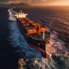 ship at sea