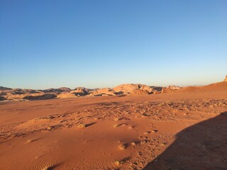 Fototapeta na wymiar Wadi Rum desert at Jordan