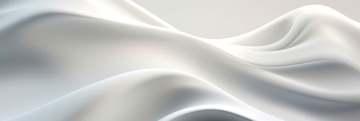 Obraz premium Luxury silk wave background. Illustration Generative AI.