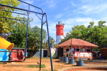 Kannur lighthouse in Kerala state, India