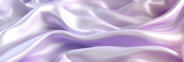 Obraz premium Luxury silk wave background. Illustration Generative AI.