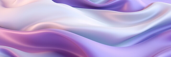 Obraz premium Luxury silk wave background. Illustration Generative AI.