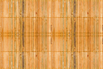 Bamboo pattern  brown straw mat as abstract texture background