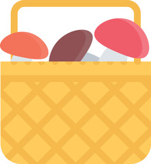 design vector image icons mushrooms