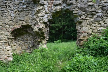 Naklejka premium Klosterruine Riederberg der Franziskaner, Österreich, 30.05.2023