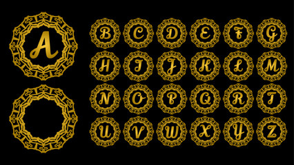 mandala logo gold