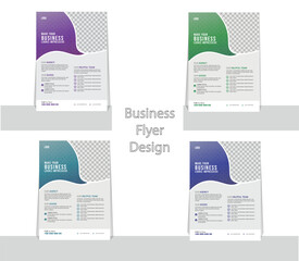 New Coporate Business Flyer design template for business