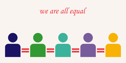 all people are equal and have the same rights and obligations. Justice, equality, right, law.