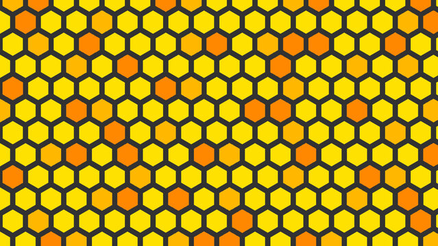 Honeycomb pattern background wallpaper