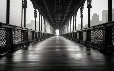 old bridge in the city