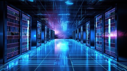 Fototapeta premium Virtualization and its significance in IT infrastructure