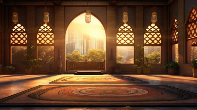 interior of a mosque