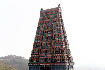 Captivating beauty of a temple in its picturesque surroundings, where the architectural splendour...