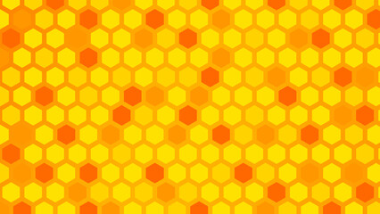 Honeycomb hexagon pattern background wallpaper