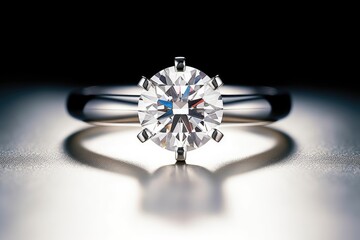 The exquisite craftsmanship of a diamond ring, a work of art