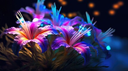 flower in the night