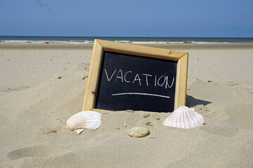 Vacation written