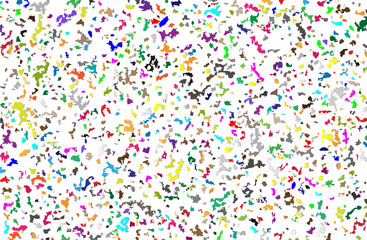 Colorful vector mosaic pattern from rainbow color palette (red, orange, violet, yellow, green, blue) colors for arts backgrounds