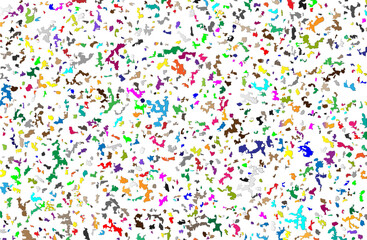 Colorful vector mosaic pattern from rainbow color palette (red, orange, violet, yellow, green, blue) colors for arts backgrounds