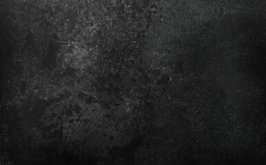 Fototapeta na wymiar Black concrete wall texture. Dark grunge background.