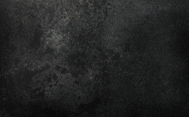 Black concrete wall texture. Dark grunge background.