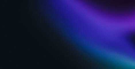 Blue purple black grainy gradient banner background website page header abstract noise effect design