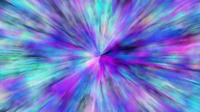 Abstract pattern of effect of displacement speed of digital lights, neon glowing rays in motion into digital technologic lines seamless loop animation
