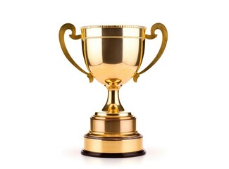 Fototapeta na wymiar Unveiling Greatness: The Dazzling Gold Trophy